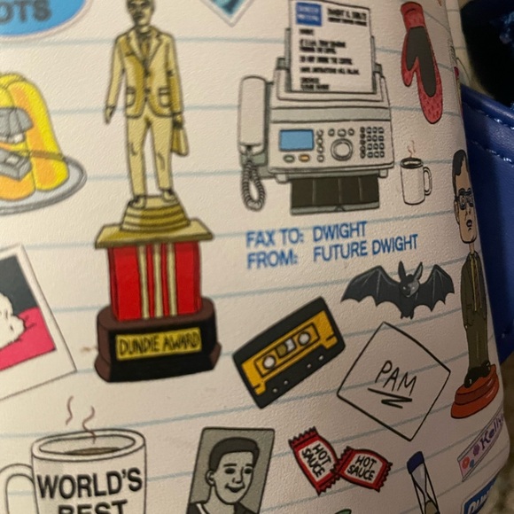 Loungefly the Office Dunder Mifflin Mini Backpack Rare HTF - Picture 12 of 16